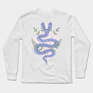 Floral snake Long Sleeve T-Shirt